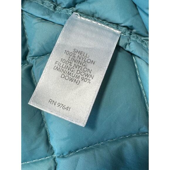 J. Jill Down, Quilted Vest, size women's 2X; Blue/Teal Color - Picture 8 of 9